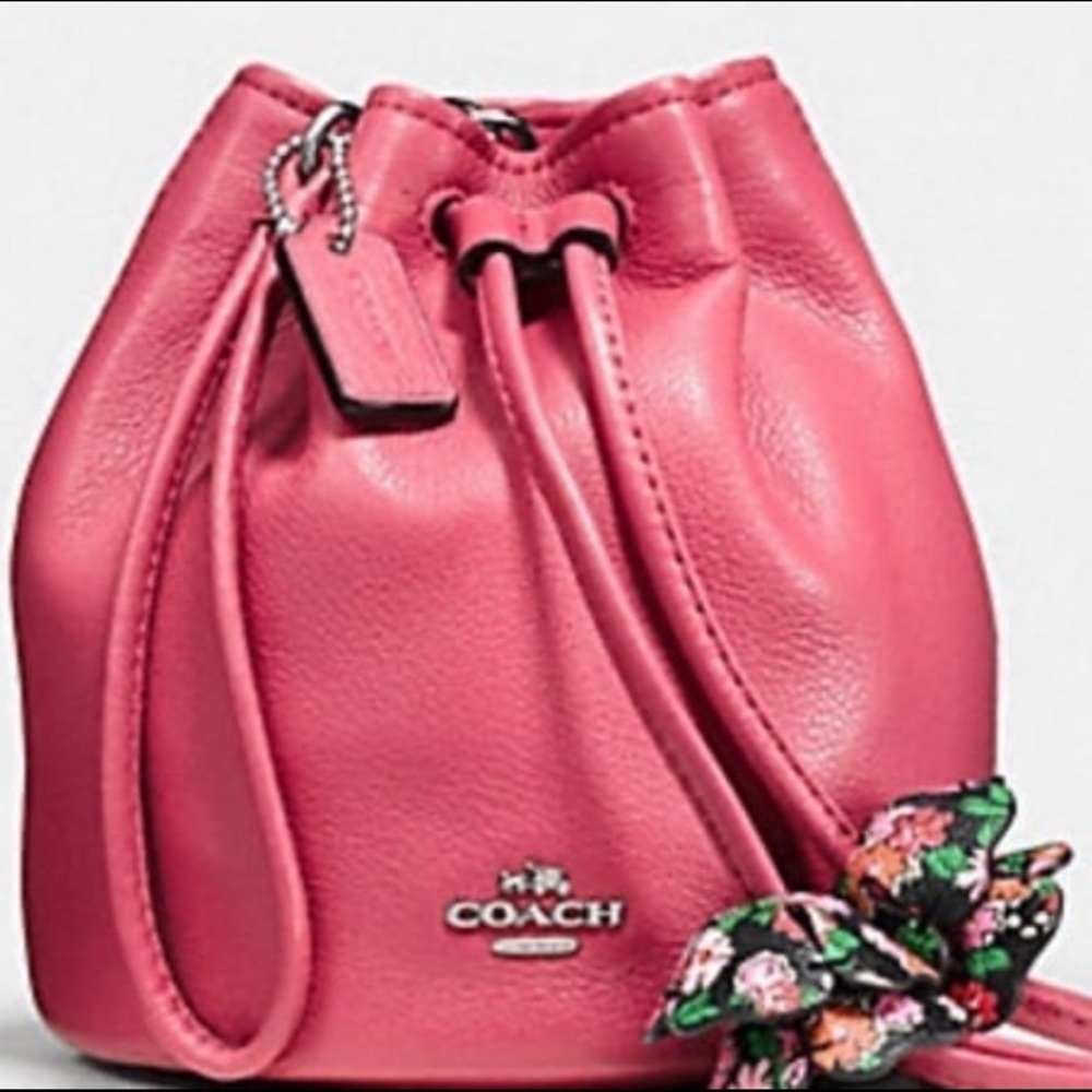 NWT Coach Drawstring Pouch - Picture 2 of 8